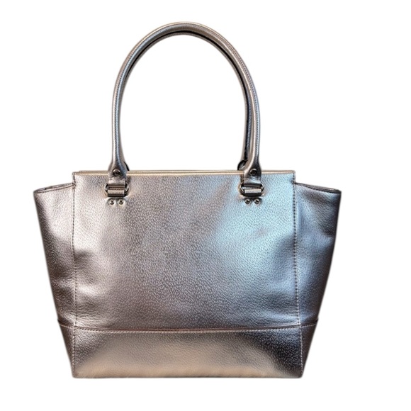 KATE SPADE ♠️ MARLEE ROSE GOLD LEATHER TOTE EUC - Picture 3 of 12